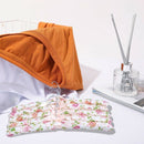 1 Set (5 pcs) Pastoral Floral Print Cotton Padded Cloth Hanger T4D8