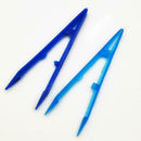 100 Pcs/pack Disposable Plastic Tweezers Dental Disinfection Sterile Forceps