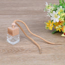 1PC 8ml car hanging empty perfume glass bottle pendant auto home ornaments J 3C