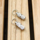2x Anti-Lost Pet Dog Cat ID Stainless Steel Tag Name Address Barrel Tube HA JR