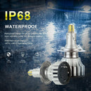 H7 LED Headlight Bulbs, 24 CSP 8 Sides 360 Degree Car Led Lighting, 120W 18 Q9B6
