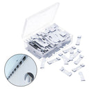 12Pack Vertical Blind Vane Saver Curved Metal Repair Clips Tabs Accessories