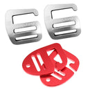 4Pcs 1'' G Hook Webbing Buckle for Backpack Luggage Strap Webbing 25mm