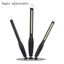 Portable COB Flashlight Worklight Rechargeable Inspection Lamp Long Strip Light
