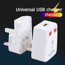 Universal Power Adapter Travel AC Plug with USB Charging Port for US EU UK HOT