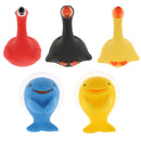 Cute Cartoon Animal Shape Toothbrush Holder Towel Rail Hooks Red Flamingo