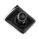 1X(Car 6-Speed Shift Button Dust Cover Shift Lever Kit For Volkswagen Passa
