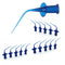 Dental Disposable Irrigation Syringe Tip Endo Oral Needle Tip Plastic Blue WOI