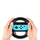 Black 2 pcs joy-con grip steering wheel handle controller for nintendo switch %a