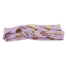 Baby Elastic Headbands with Hair Bows (Cross Light purple)