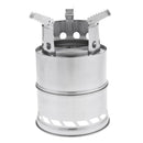 Potable Folding Wood Burning Camping Backpacking Stove, Picnic BBQ Cooker, Made