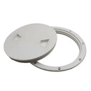 ABS Plastic - 8" Deck Inspection Hatch Screw Out Plate For Marine Boating