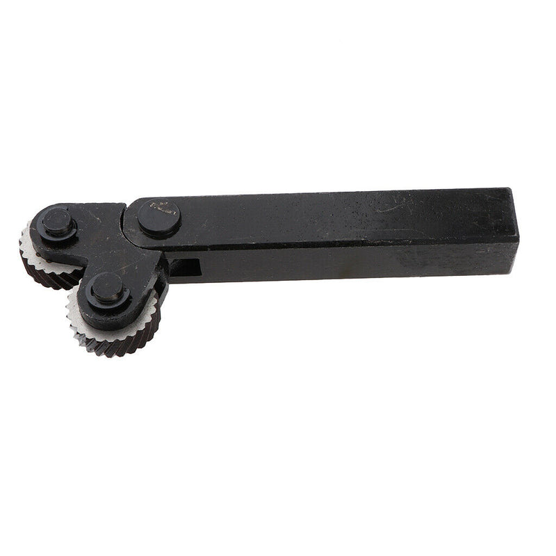 2 Pieces Knurling Knurler Tool Holder Linear Knurl Tool Kit - (Knurling pitch