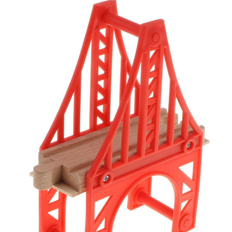 Wooden Train Track Bridge Connectors & Adapters -Suspension Bridge Kit