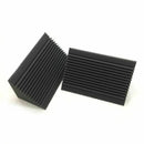 6 PCS Acoustic Foam Charcoal/Black Bass Trap Sound Absorption Studio Soundp S5I7