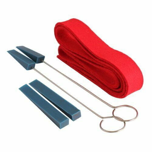 Piano Tuning Mute Kit Temperament Strip 4 Mutes Fixing Tool Professional