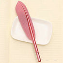 40 Pieces Feather Gel Pen Bookmarks Pens Gel Pen Stationery School W1K7