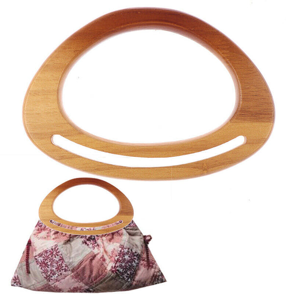 1Pc Wooden Bag Handle Replacement Diy Bag Purse Making Handbag Accessories P Hn