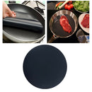 Non-stick Round Mat Heat Resistant Frying Pan Liner Sheet Mat Kitchen BBQ