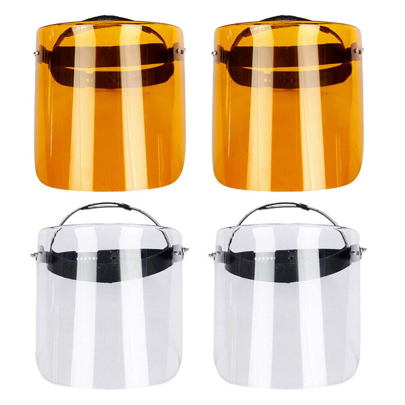 4x Welding Full Face Shield All-Round Guard Washable Visor Hat Windproof