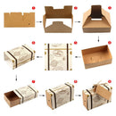 50PCS Wedding Favor Mini Suitcase Gift Box Kraft Sweet Candy Boxes Party Supply