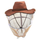 Professional Beekeeping Hat Beekeeper Cowboy Hat Anti Mosquito Bee Veil Net
