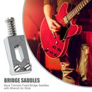 6pcs Tremolo Fixed Bridge Saddles with Wrench for Strat Electric Guitar