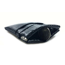 Men Women Leather Coin Purse Card Wallet Metal Spring Closure Small Change Bag