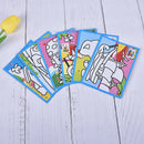 Art Coloring Card Paper Scraping Graffiti Painting Drawing Book for ChildrenJBTE