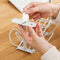 5X(1Pc Socket Storage Rack Plug Wire Organizer Holder Table Bottom Power C B1A4)