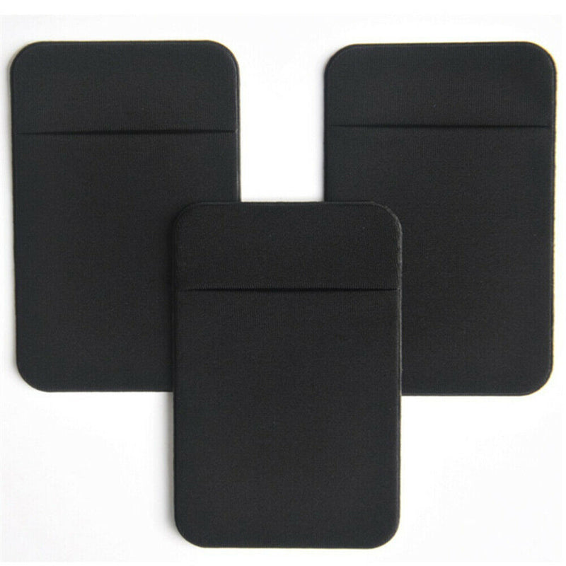Universal Adhesive Pocket Stick On Wallet Card Holder Pouch Case For Phone Delux