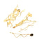 10Pcs Metal Hairpin Minimalist Style Waved Shape Clips Barrette for Women
