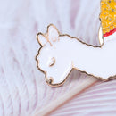 Cute Funny Animals Enamel Pin Llama Badge Brooch Lapel Pin Cartoon Decoratio Bj