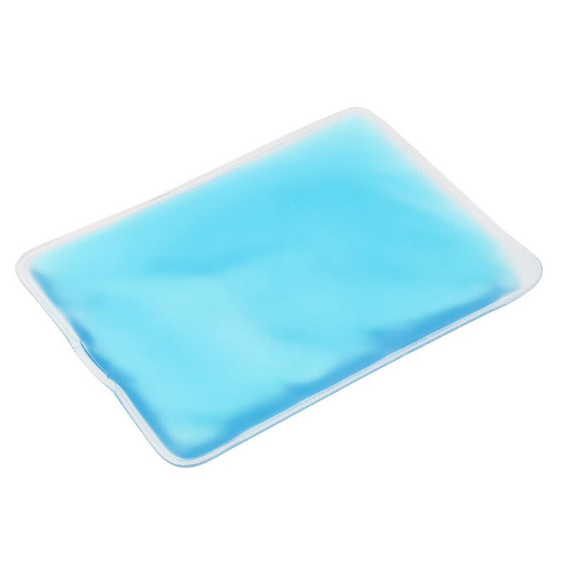 Square Reusable Gel Ice Pack Hot Cold Bag for Injury Pain Reducing Tool Blue