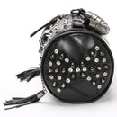 New Sheepskin Urban Trend Small Square Bag Fashion Simple Rivet Women'S Sho