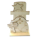 Wood Creative American Independence Day DIY Sam Uncle Home Decoration Craft