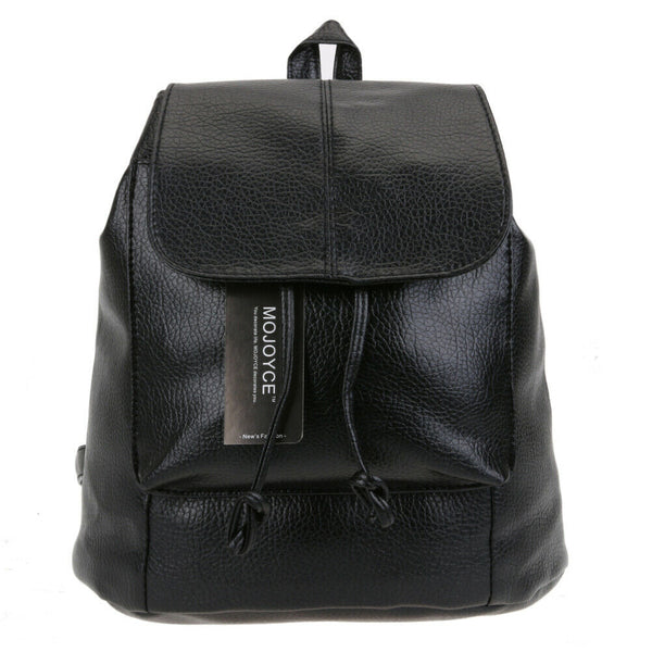 Leisure PU Leather Multi-Function Women Travel Backpack Schoolbag