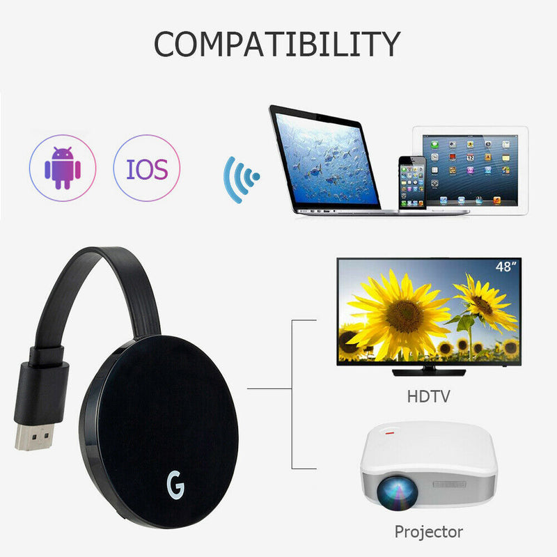 1080P HDMI TV Stick WiFi Miracast Dongle Video Wireless Display Receiver A