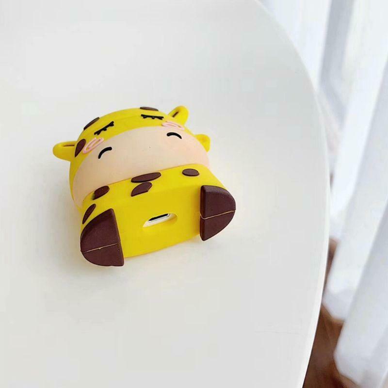 Lovely Giraffe Style Protective Case Silicone Cover for Airpods 1/2 Accessories