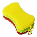 3pcs Dish Washing Sponge Scrubber Hygiene Brush Non-stick for Kitchen Home Kit