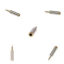 5x 3.5mm Female Stereo to 2.5mm Male Headphones Headset Adapter Converter