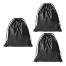 3x Headphone Protective Pouch Storage Box with Dampproof Black for PTM
