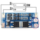 2S 8A 7.4V balance 18650 Li-ion Lithium Battery BMS charger protection board JR