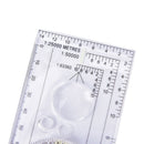 Magnifying Orienteering Compass Navigation Map Reading Scouts Cadet Hiking BX