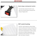 2x Motorcycle Scooter Heated Pads Handlebars Grip Heater Pads Universal for 12V