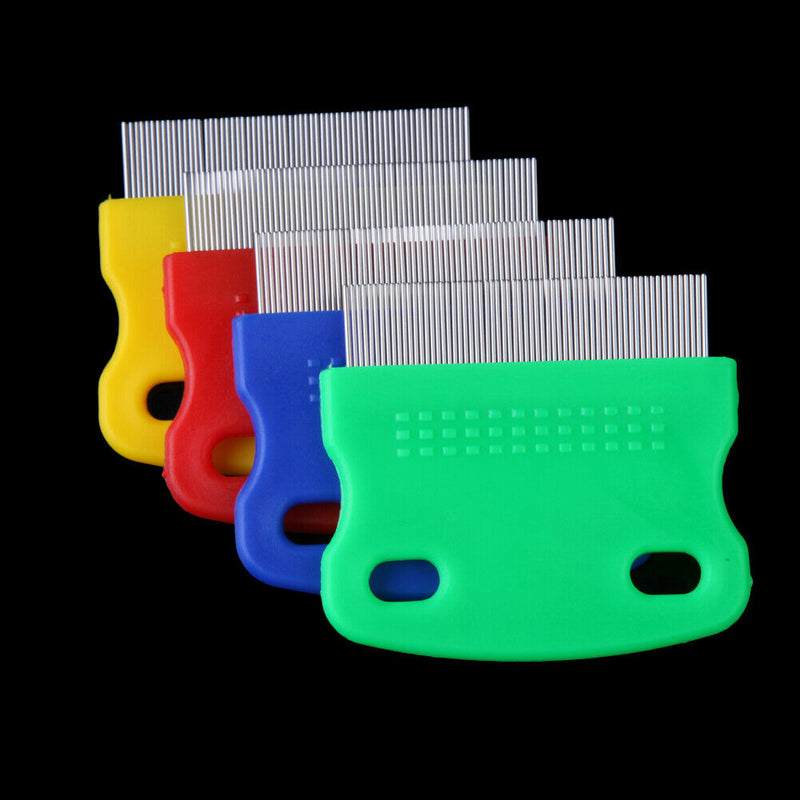 Pet Flea Comb Steel Pin Brush for Dog Cat Kitten Hair Trimmer Grooming Tool
