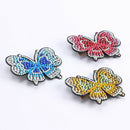3pcs DIY Full Drill Diamond Painting Hairpin Butterfly Women Girls Headwear