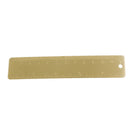 Mini Brass Ruler Bookmark Double Scale Cm&Inch Digital Traveler Notebook Outdoor
