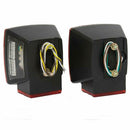 Pair Led Submersible Square Lights Trailer Under 80 Inch Tail Brake Boat St E3E3