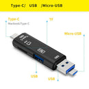 Micro SD USB TF OTG to USB 2.0 Adapter Card Reader For Android Phone Tablet PC